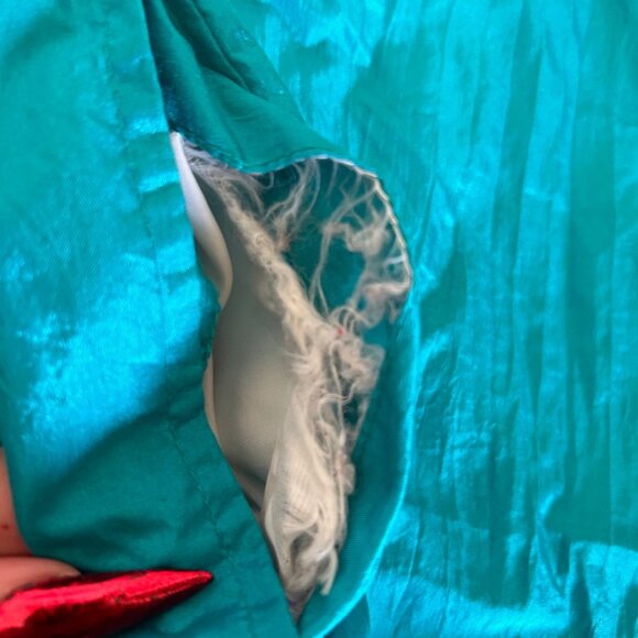 Vintage Neon Retro 100% Nylon Elastic Waist Track Pants 8 - Picture 3 of 7